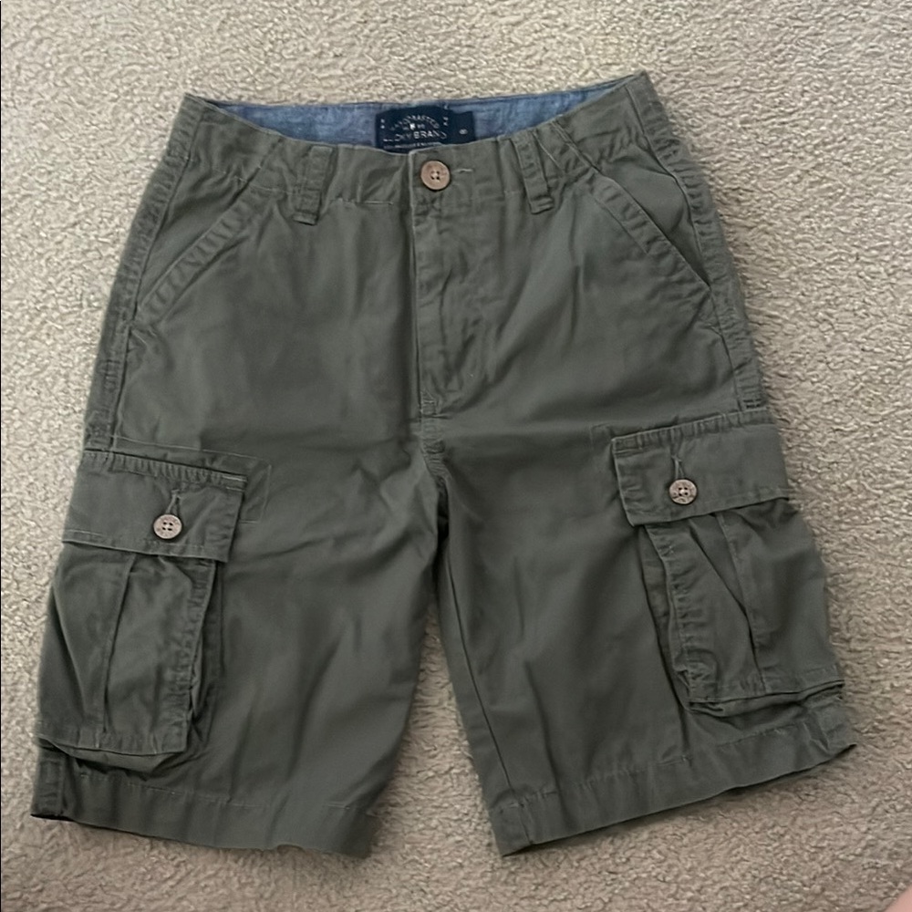 Lucky Brand Green Cargo Shorts Durable Cotton